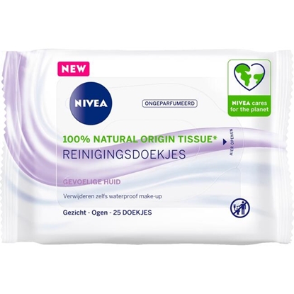 NIVEA SENSITIVE REINIGINGSDOEKJES 25 STUKS